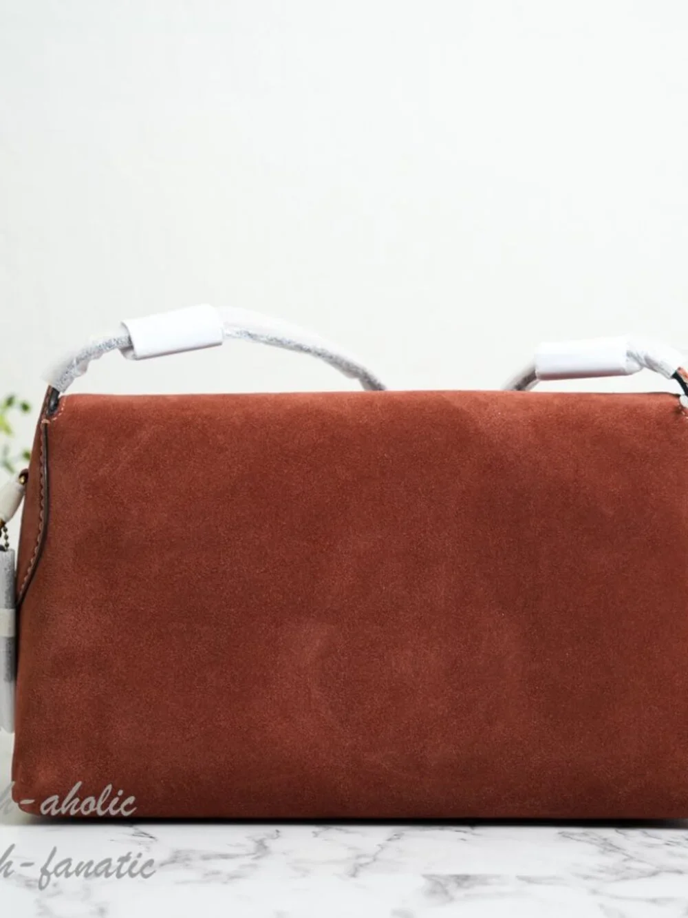 COACH CEB52 Chelsea Shoulder Bag 30 in Suede B4/Clay NWT